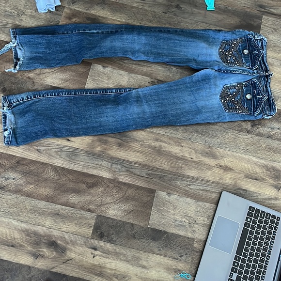 dark wash jeans size 1 - Picture 5 of 6